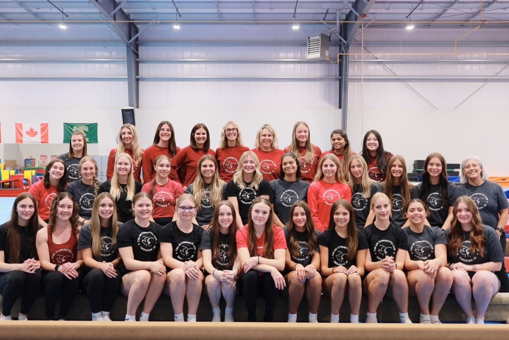 Can-Am Gymnastics full staff team photo